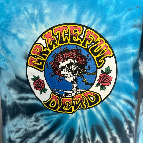 Vintage Isaac’s Designs GRATEFUL DEAD long sleeve tie dye t-SHIRT SMALL - Picture 5 of 5